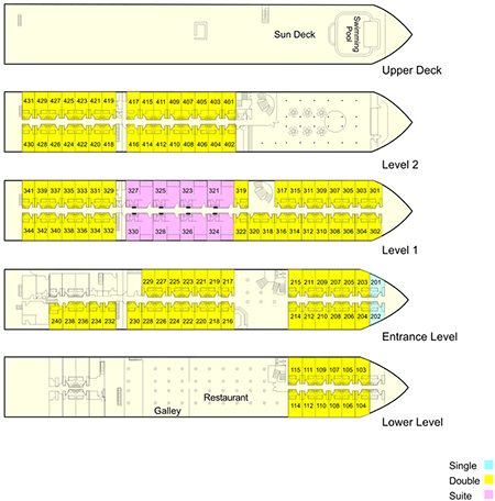 Iberotel Crown Emperor Deckplan