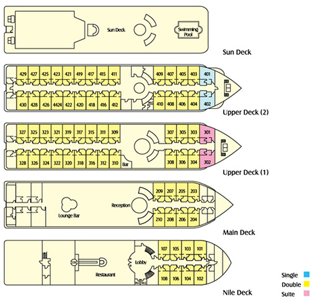 Lady Sophia Deckplan