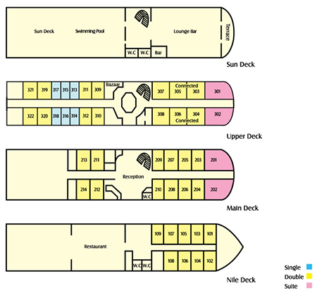 Nile Monarch Deckplan